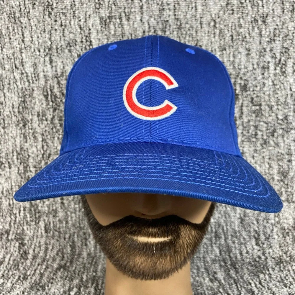 Vintage Chicago Cubs Hat NWT Twins Enterprise Snapback Blue MLB Cap Deadstock